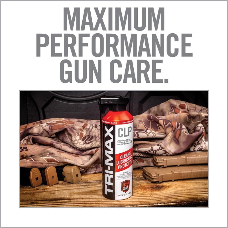 Real Avid Tri-Max 12oz CLP Gun Cleaning Oil - Long Lasting Gun Cleaner Spray w/Two-Position Nozzle Straw Excels in Extreme Temperatures - Image 2